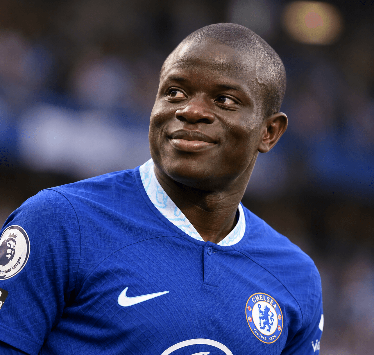 AI generead bild av Kante i Chelsea