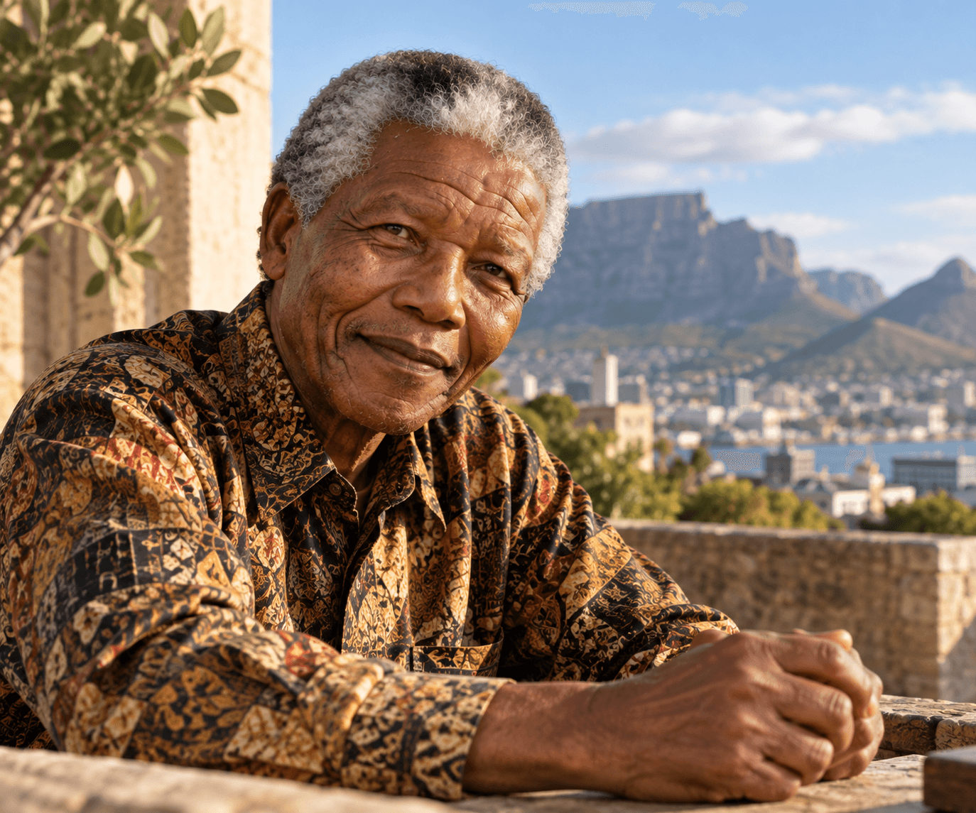 AI generad bild av Nelson Mandela